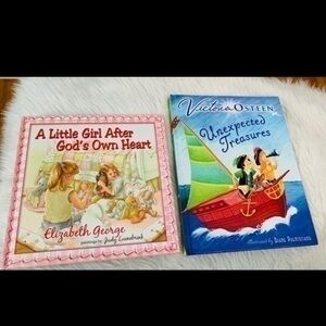 NWT Christian Books Unexpected Treasures Osteen & Little Girl After God’s Own ❤️